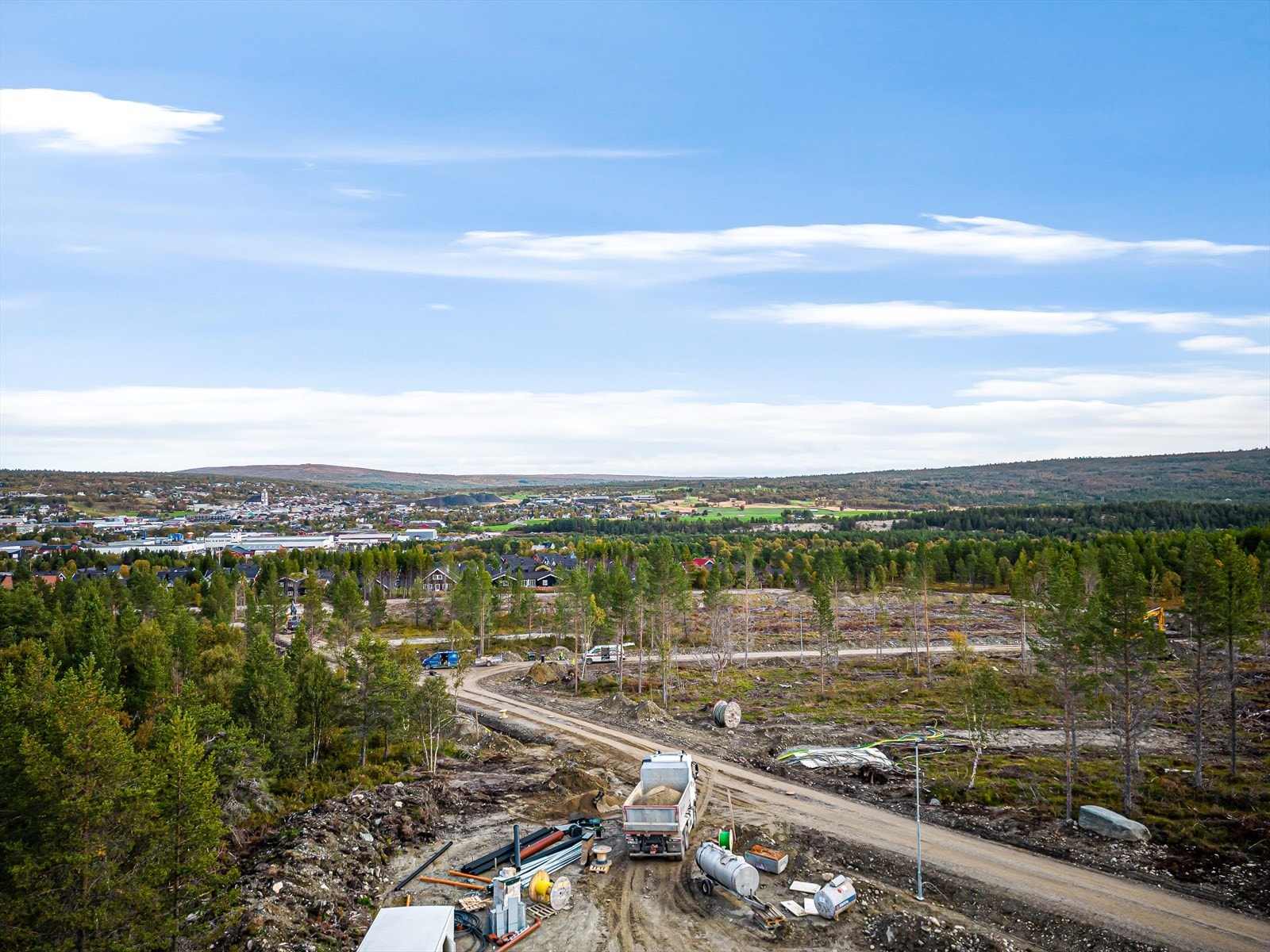 Dronefoto. Galleribilde