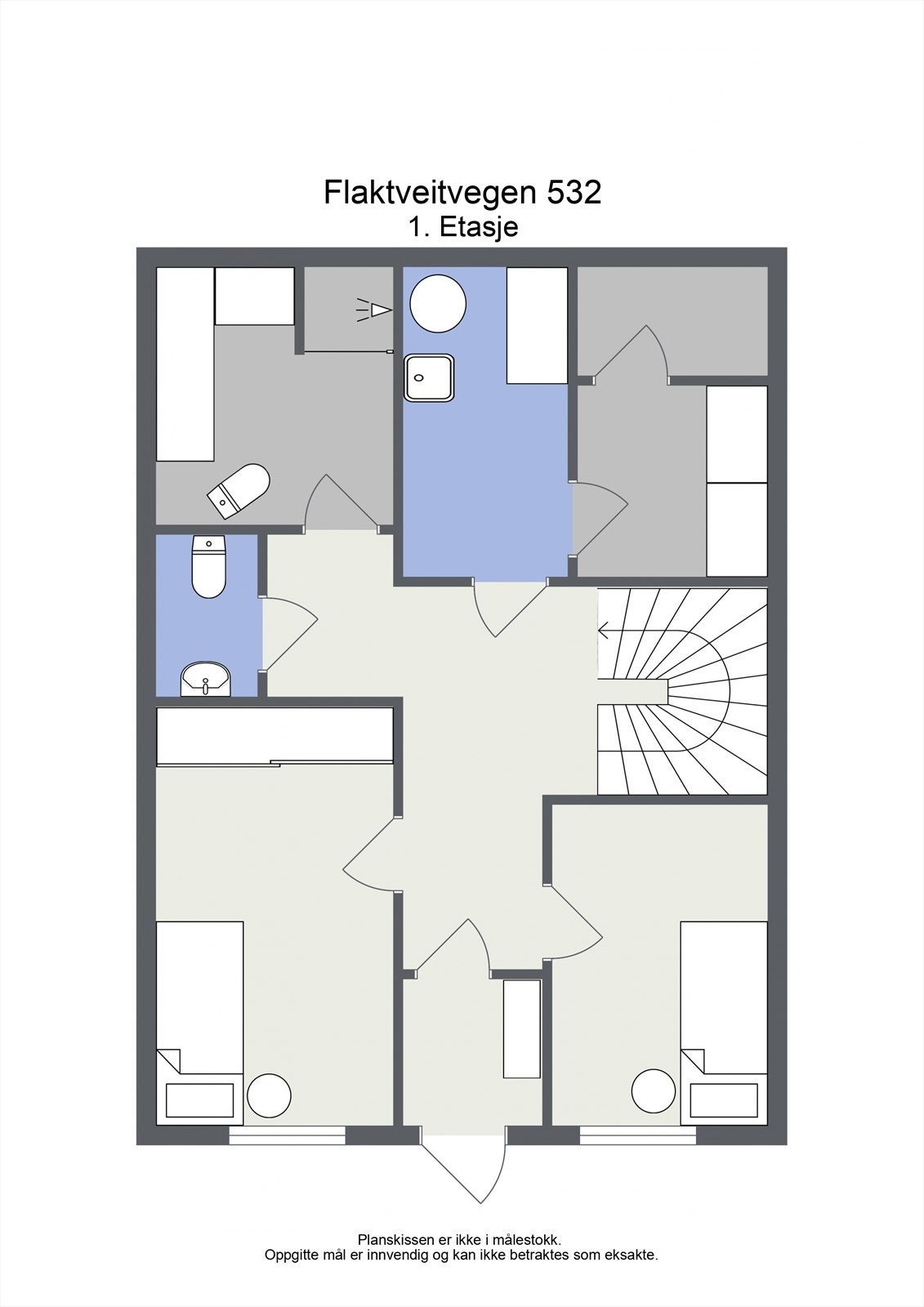 Plantegning underetasje Galleribilde
