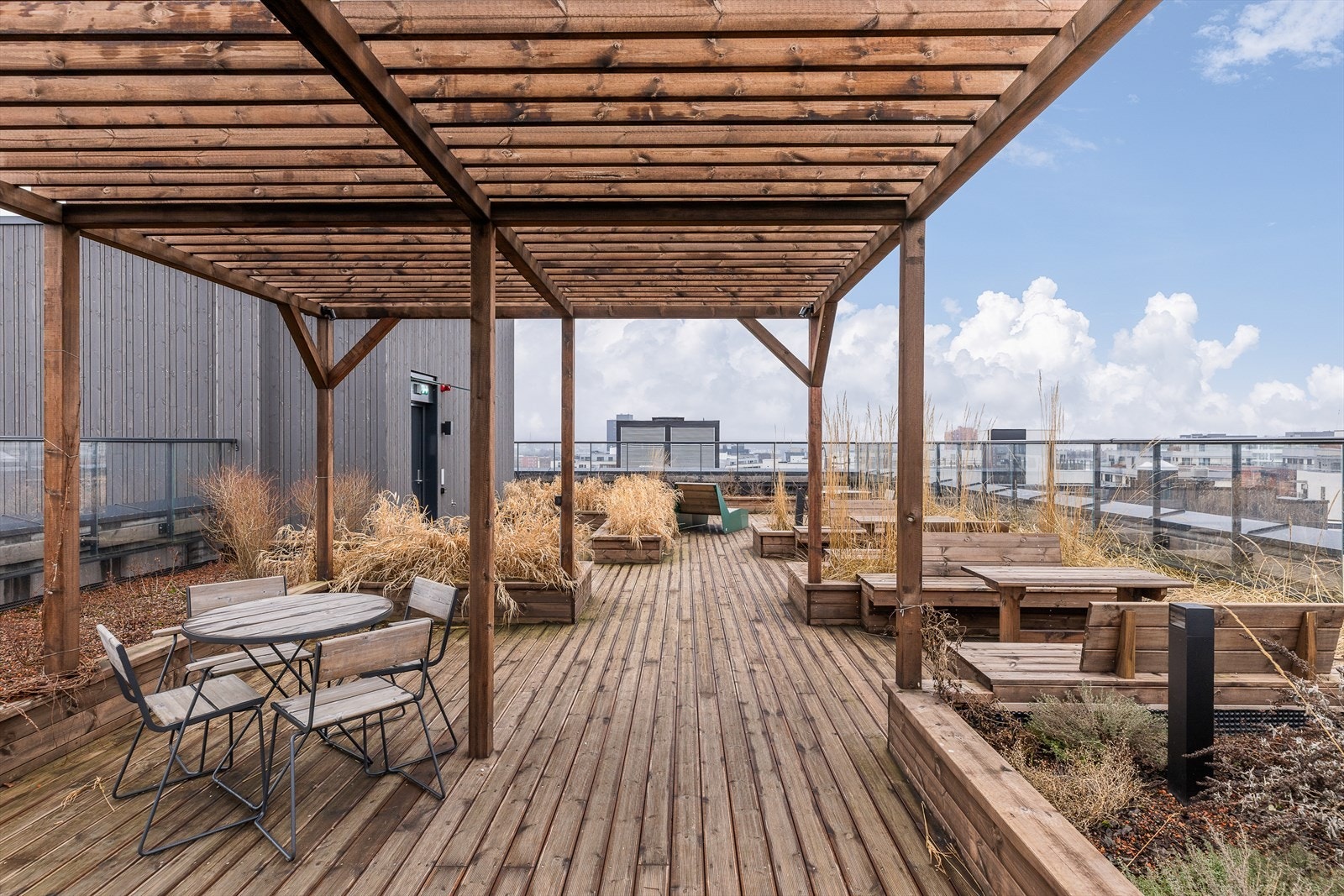 Det er totalt 3 felles takterrasser i borettslaget. Galleribilde