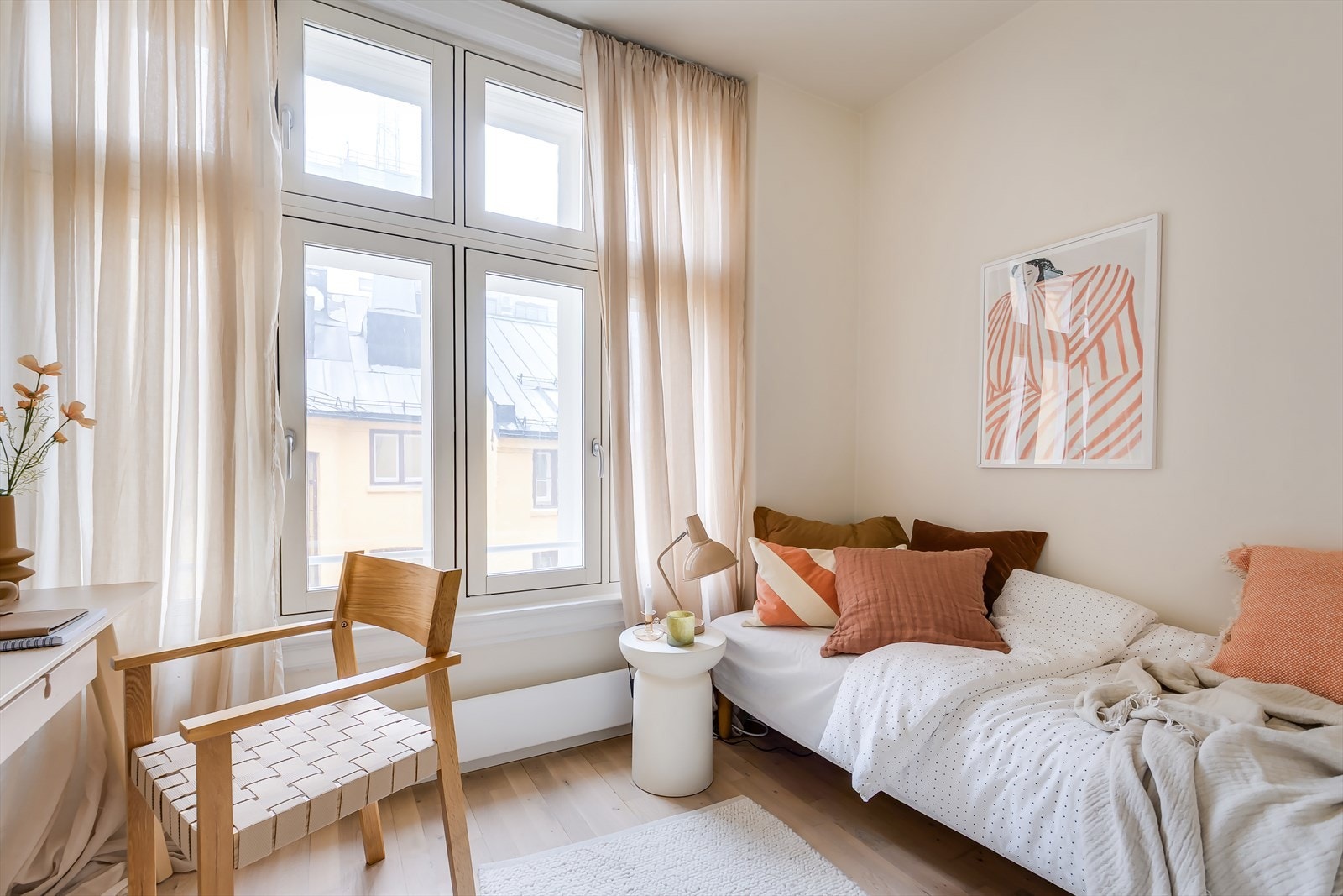 Soverom 3 med plass til seng og garderobeskap. Galleribilde