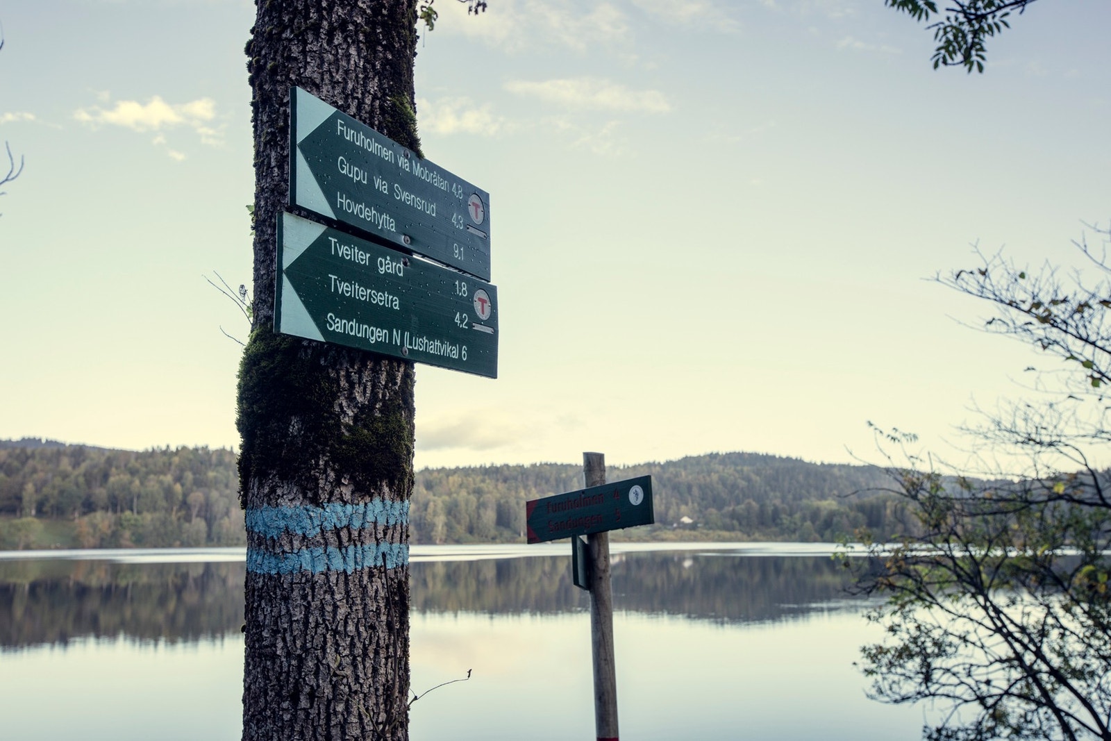 Idylliske Semsvann, ca. 20 minutters gange fra eiendommen Galleribilde