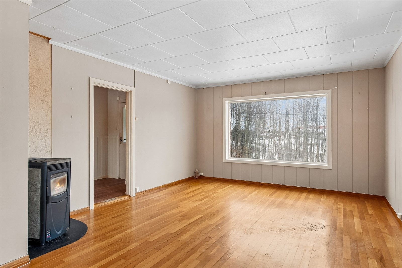 En effektiv pelletsovn fra Extraflame fungerer som en supplerende varmekilde. Galleribilde