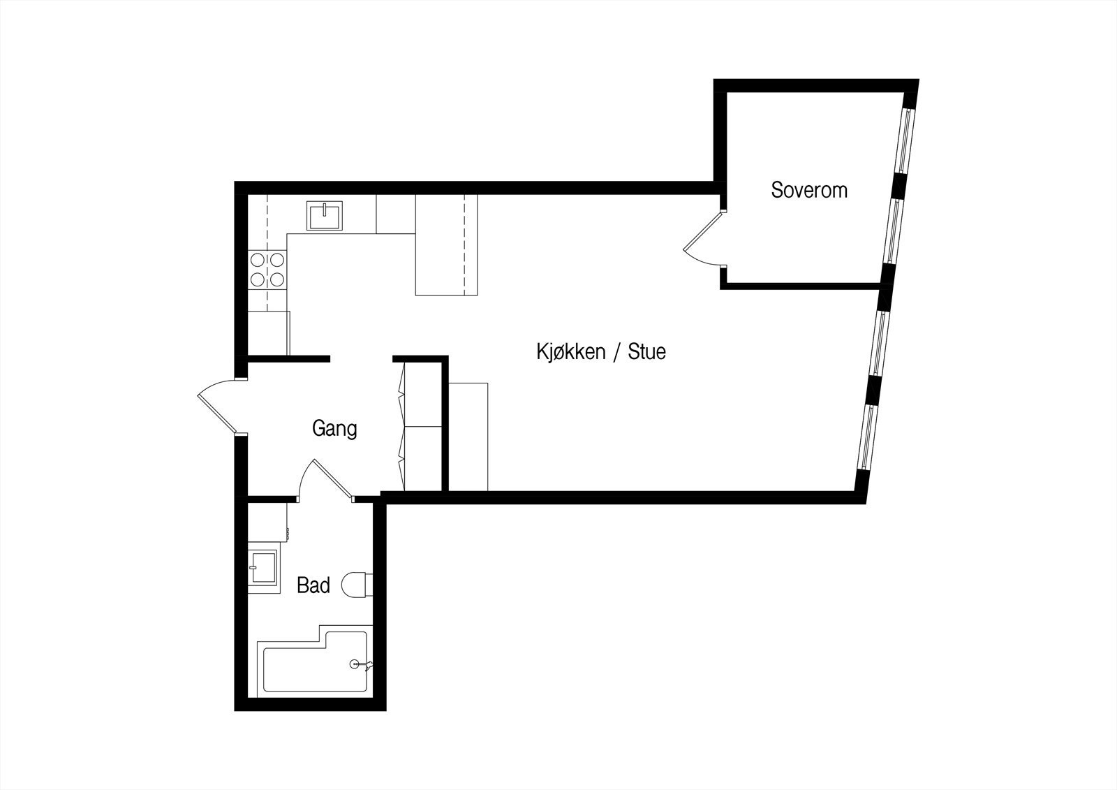 Plantegning Galleribilde