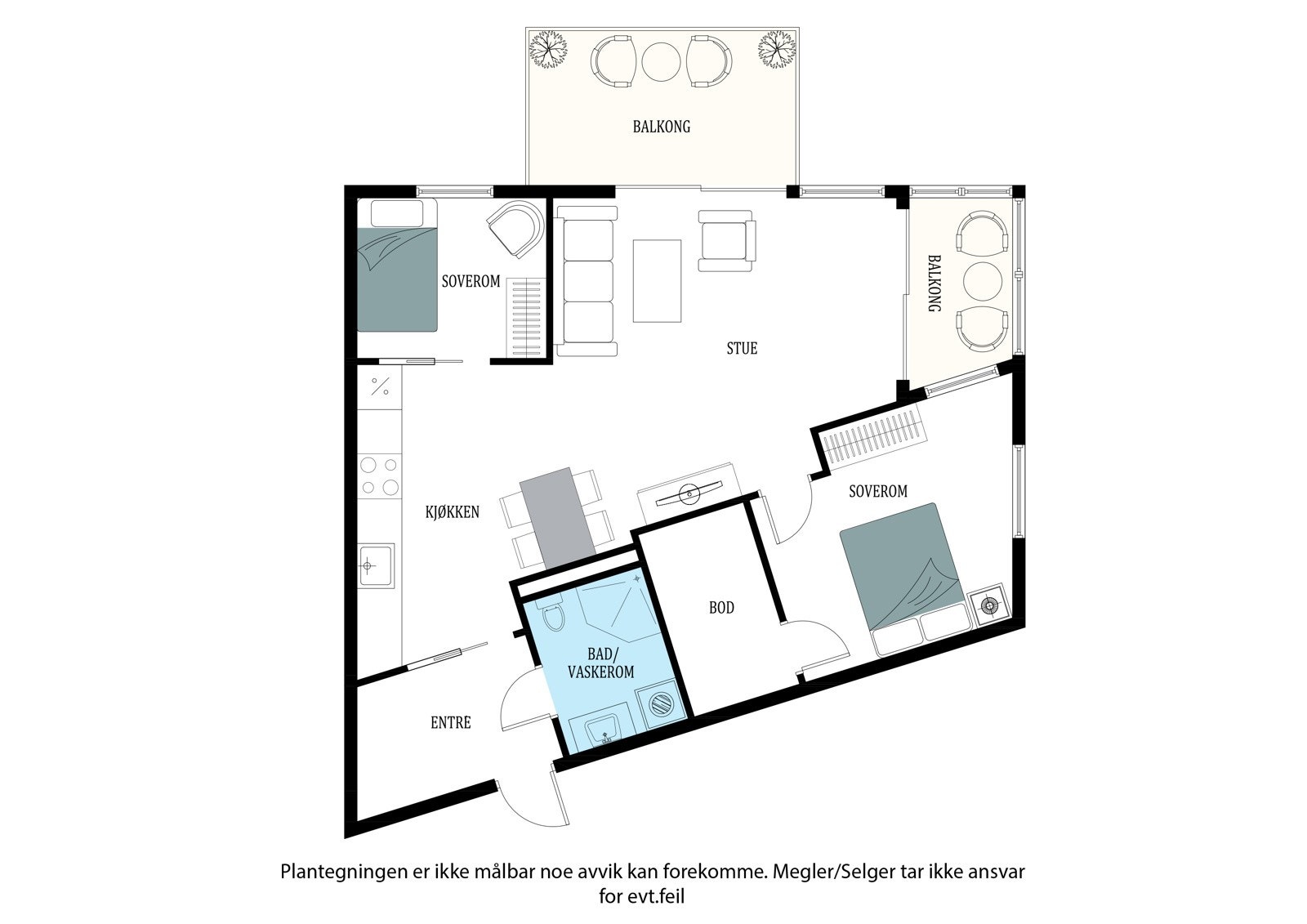 Plantegning Galleribilde