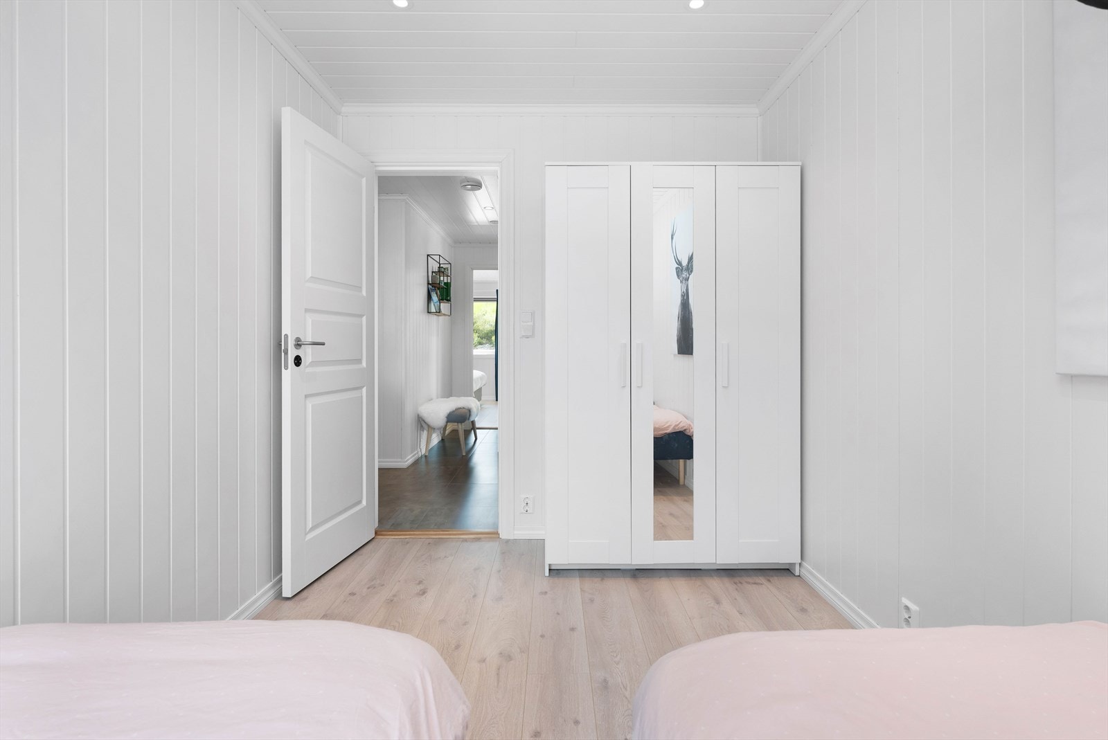 Bod innredet som soverom. Galleribilde