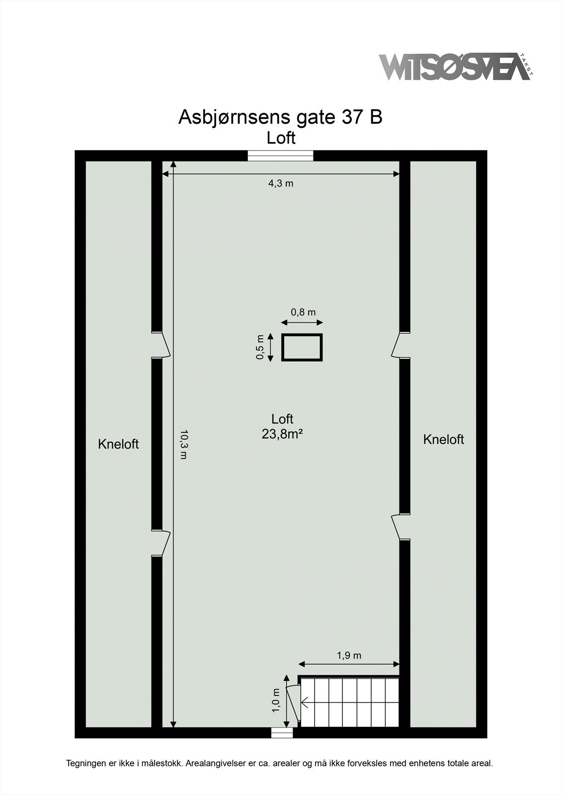 Planskisse loft Galleribilde