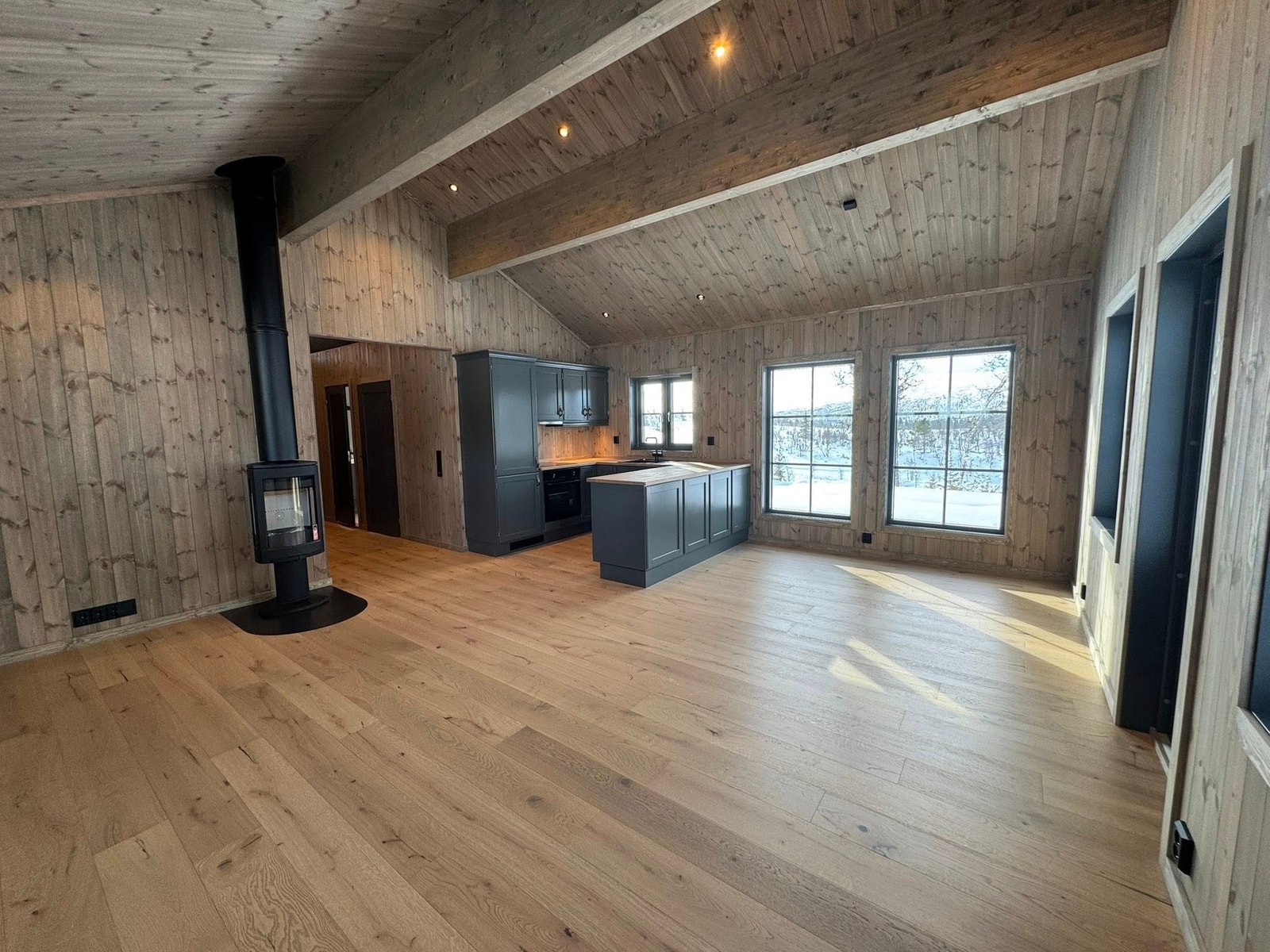 Foto fra den aktuelle hyttemodellen Galleribilde