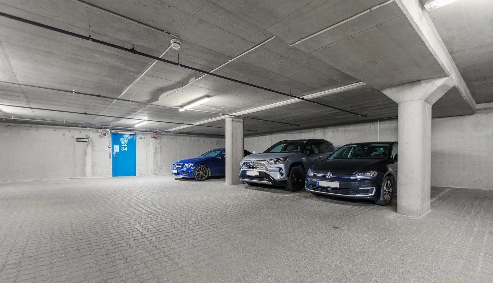 Bilde av parkeringskjeller. Det medfølger 1 parkeringsplass. Galleribilde