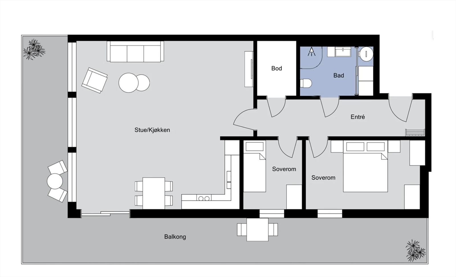 Planløsning Galleribilde