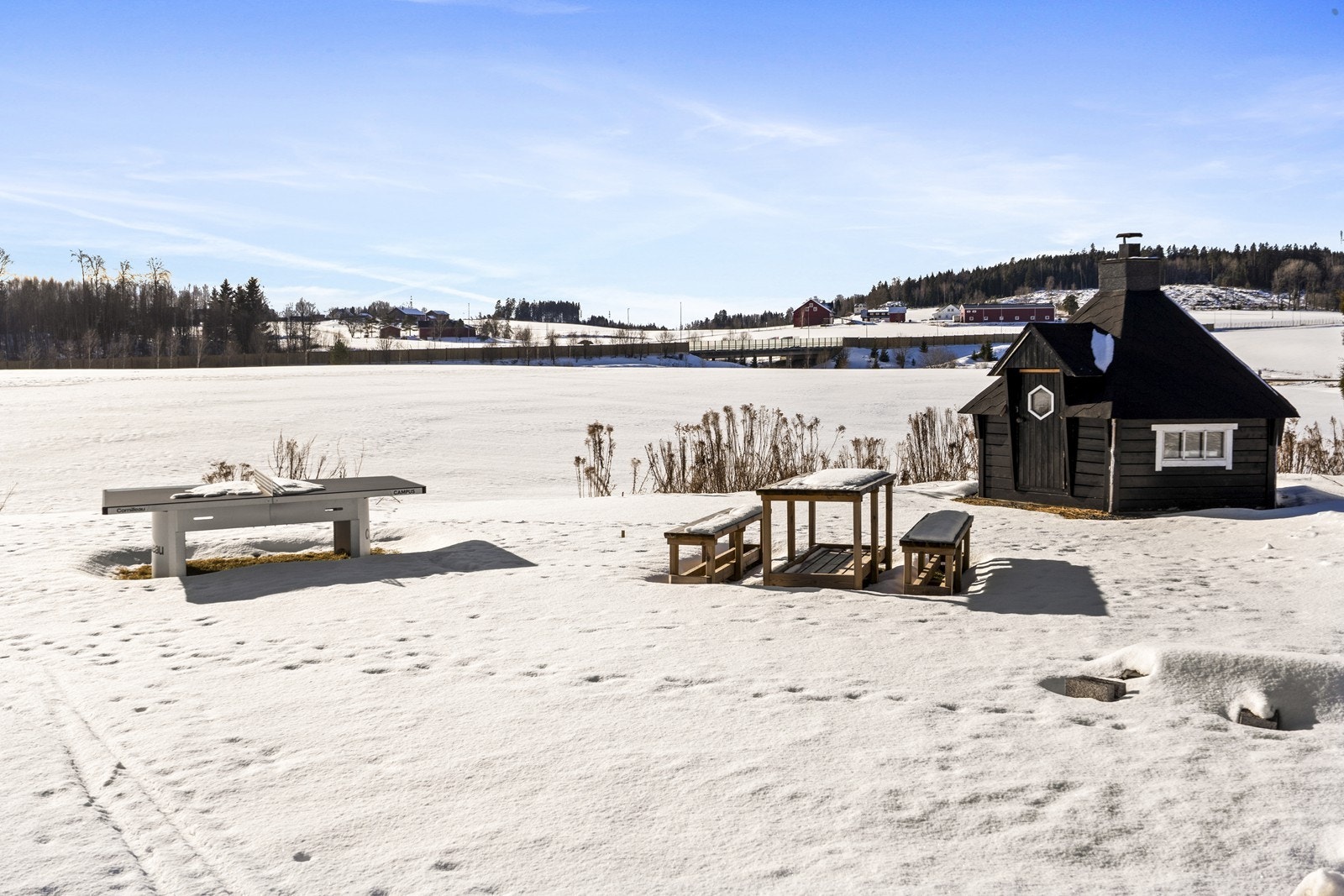 Felles uteområde for nabolaget. Galleribilde