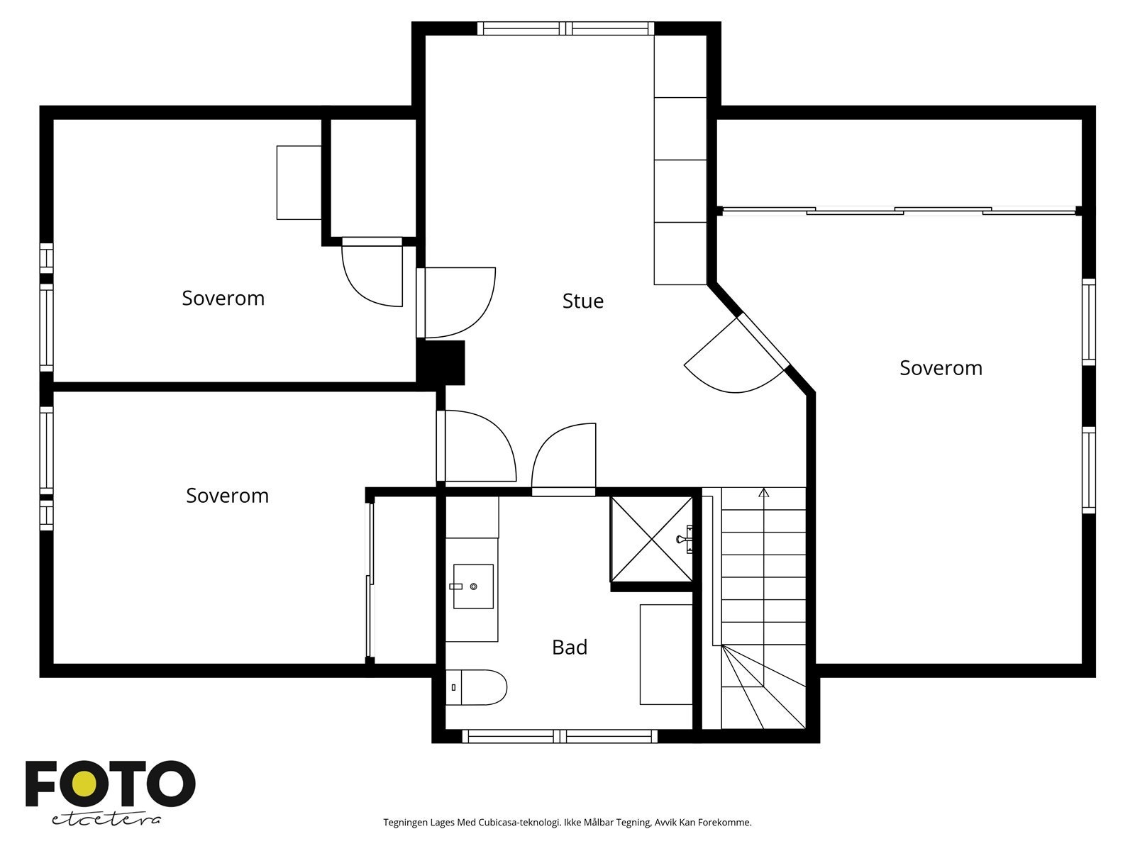Illustrert planskisse, 2. etasje. Galleribilde
