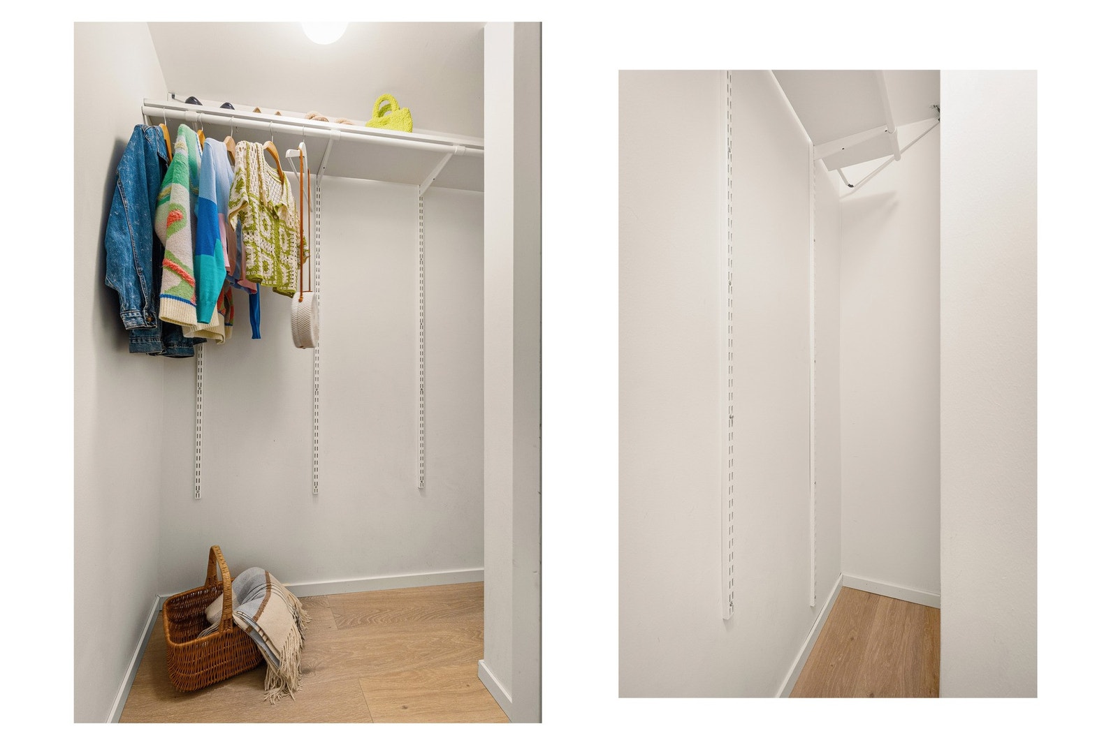 Innvendig bod, nesten walk in closet : Hemmeligheten bak et ryddig hjem. Galleribilde