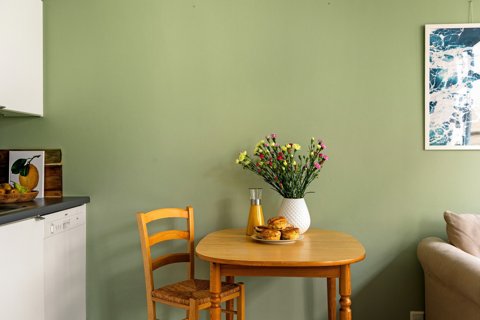 Her får du fint plass til langbord, midt i blinken for de større begivenhetene. Galleribilde