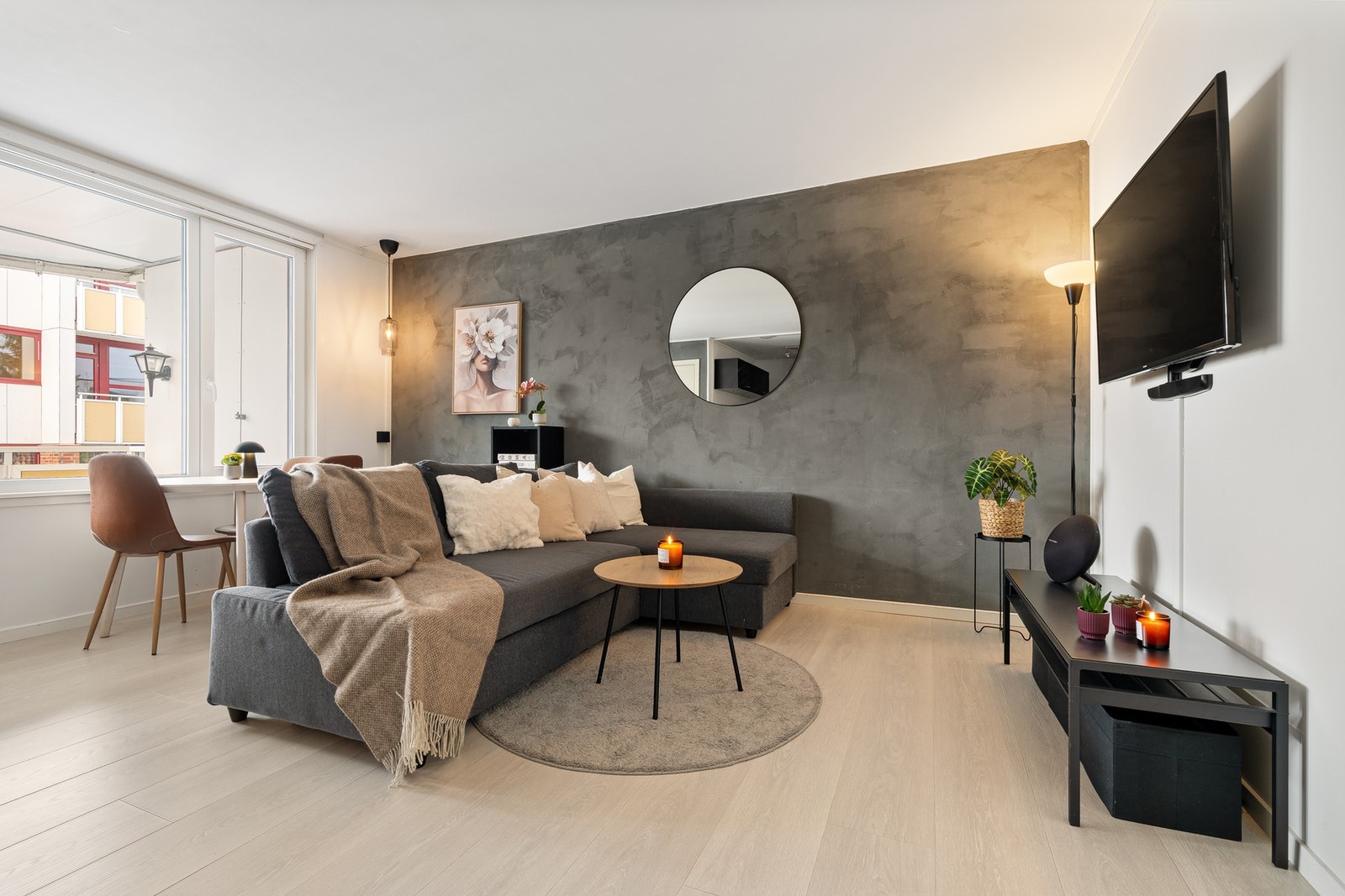 Lekker og moderne 3-roms leilighet i 2. etasje. Galleribilde