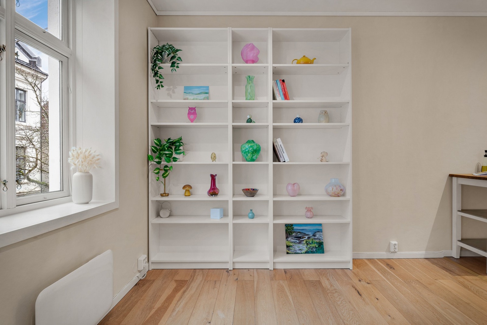 Her har man god plass til spisebord om ønskelig. Galleribilde