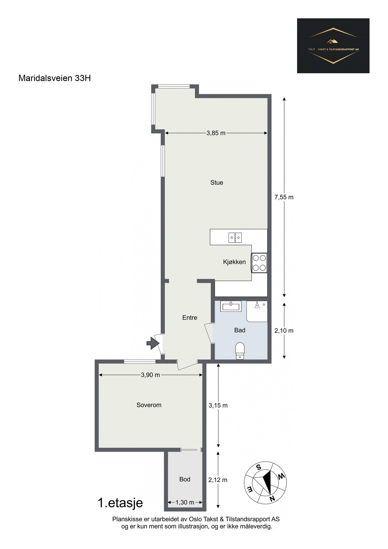 Plantegning Galleribilde