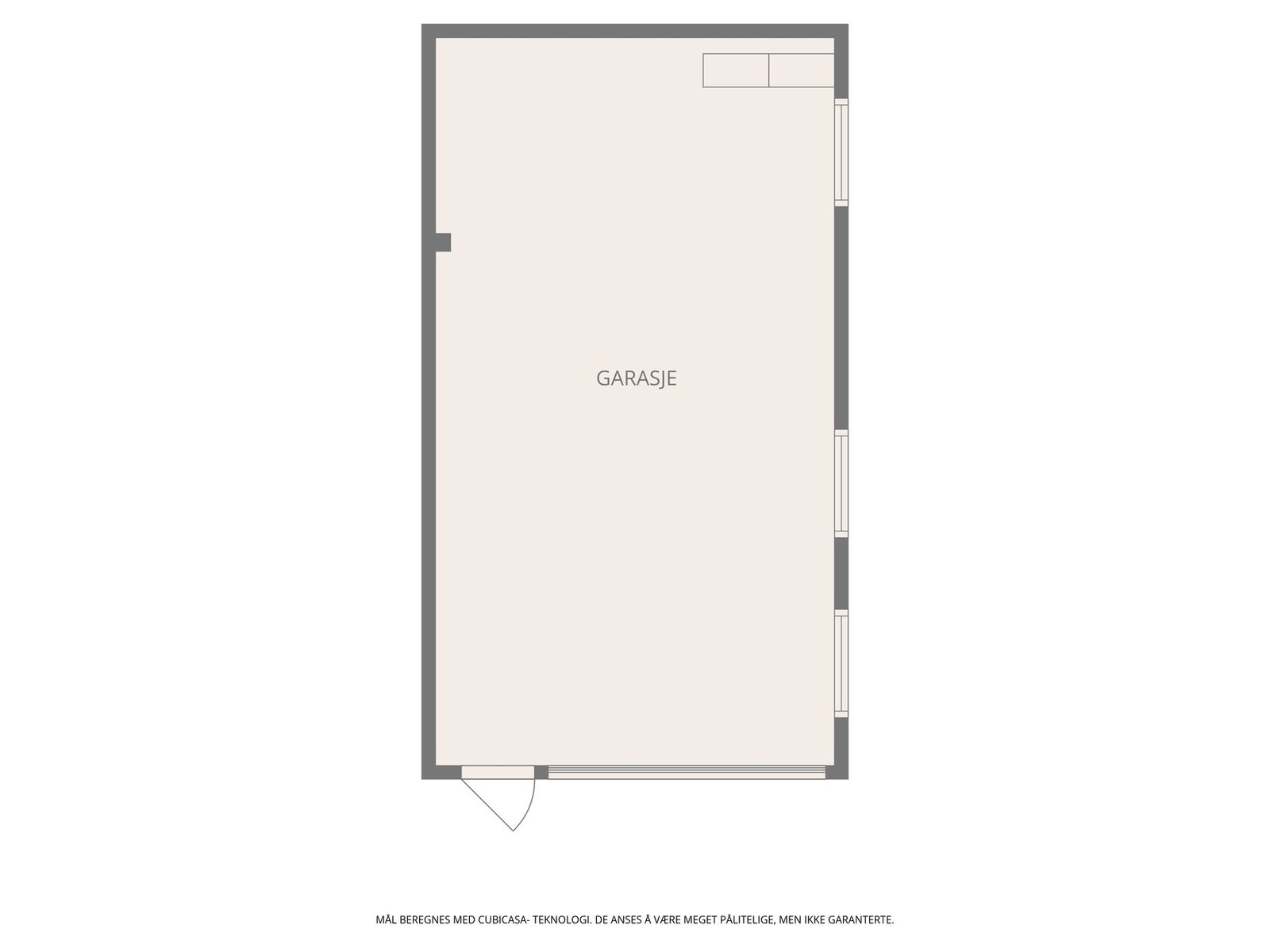 Plantegning garasje Galleribilde