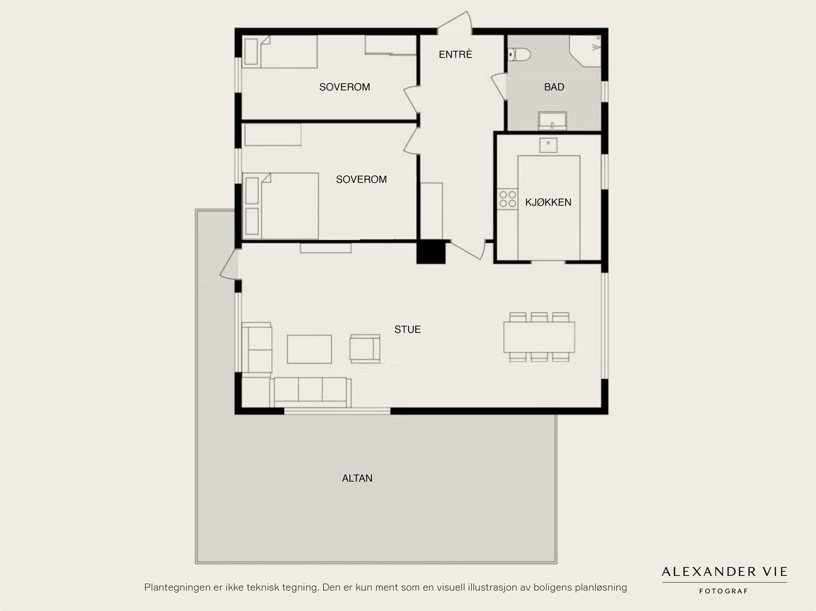 Plantegning Galleribilde
