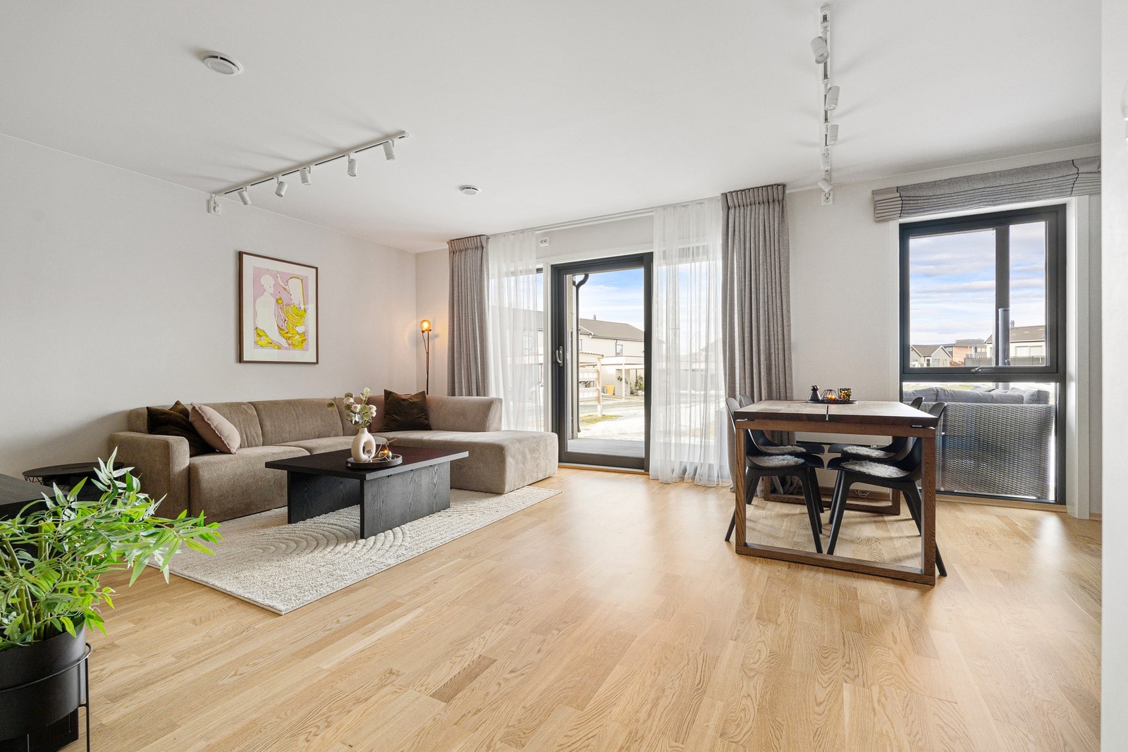 Skyvedør til terrassen Galleribilde