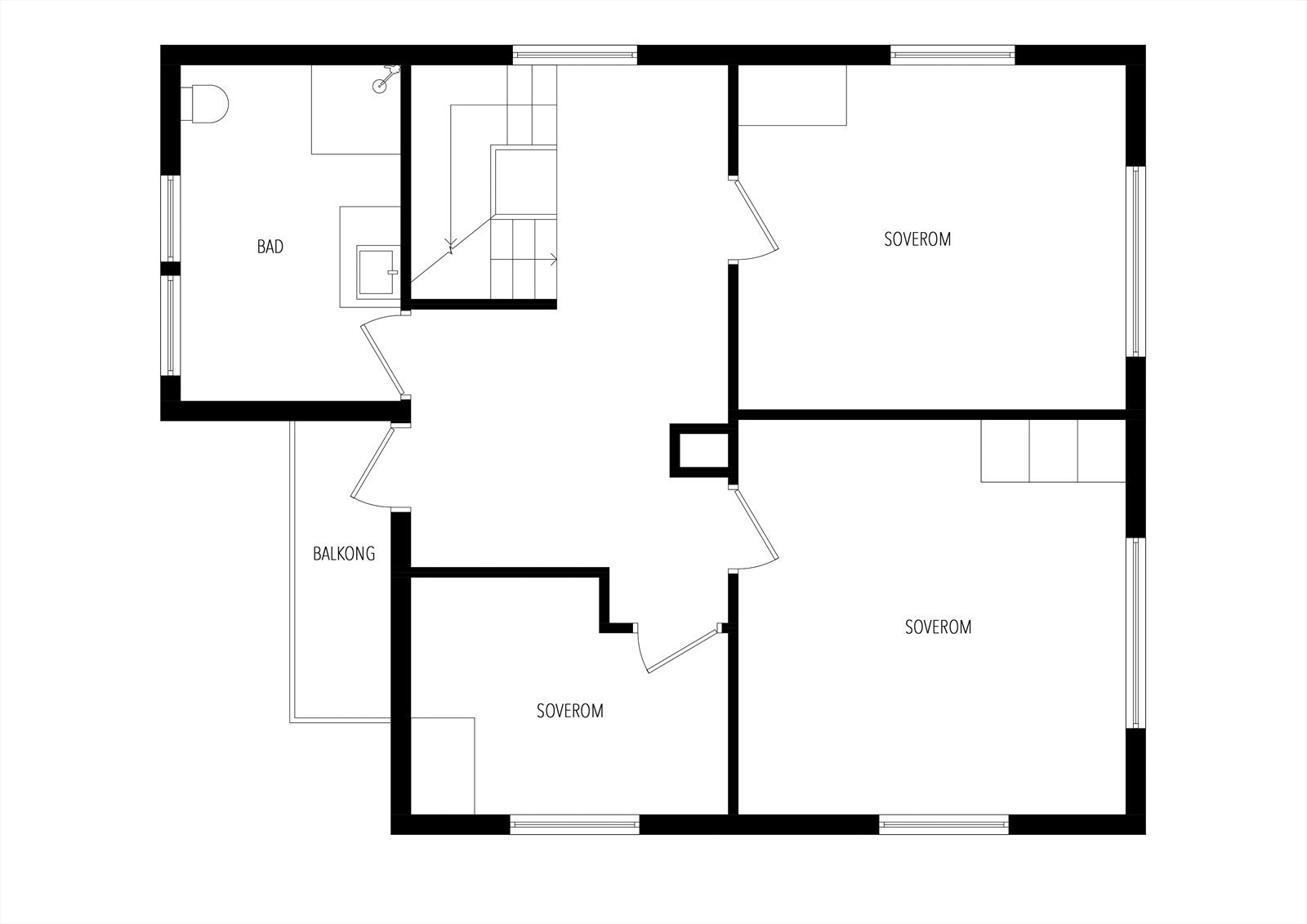 Plantegning 2. Etasje. Galleribilde