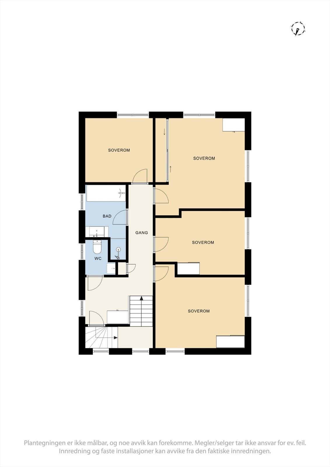 Plantegning 2. etasje. Galleribilde