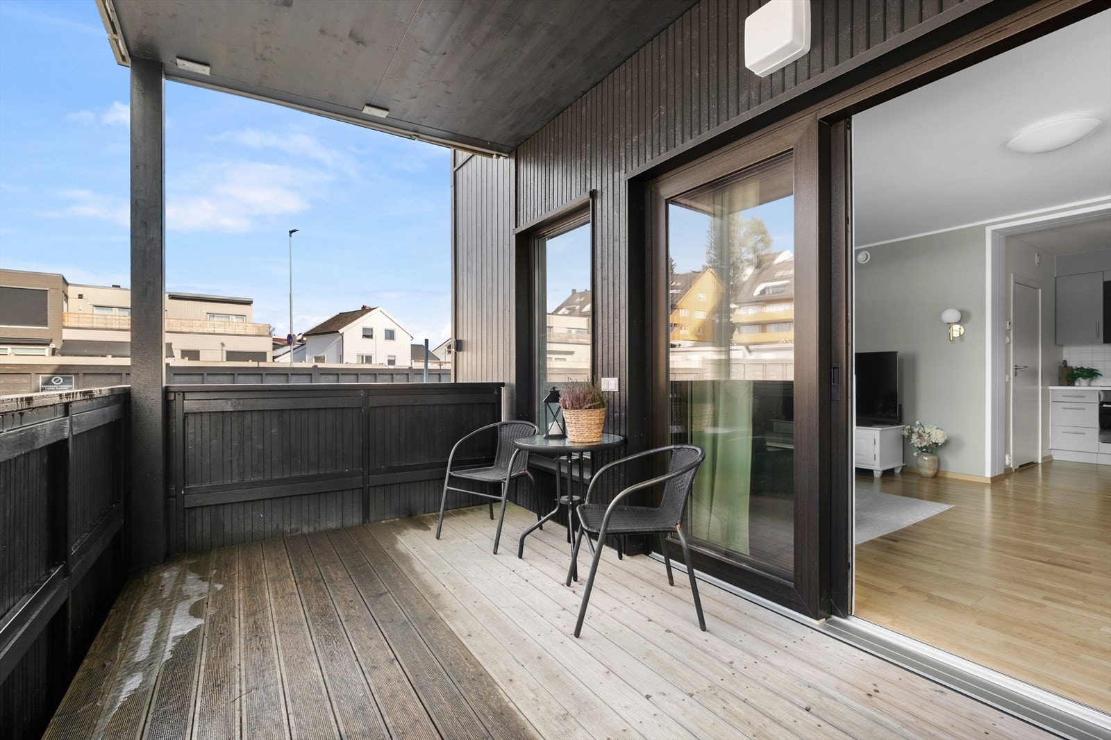 Her kan man møblere etter ønske og behov og har god plass til lounge eller utebord. Galleribilde