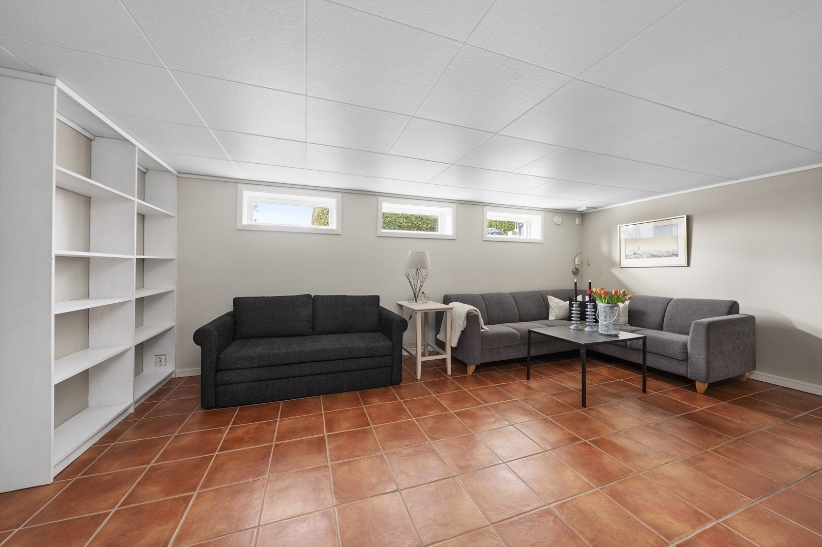 Praktisk kjellerstue som er av god størrelse Galleribilde