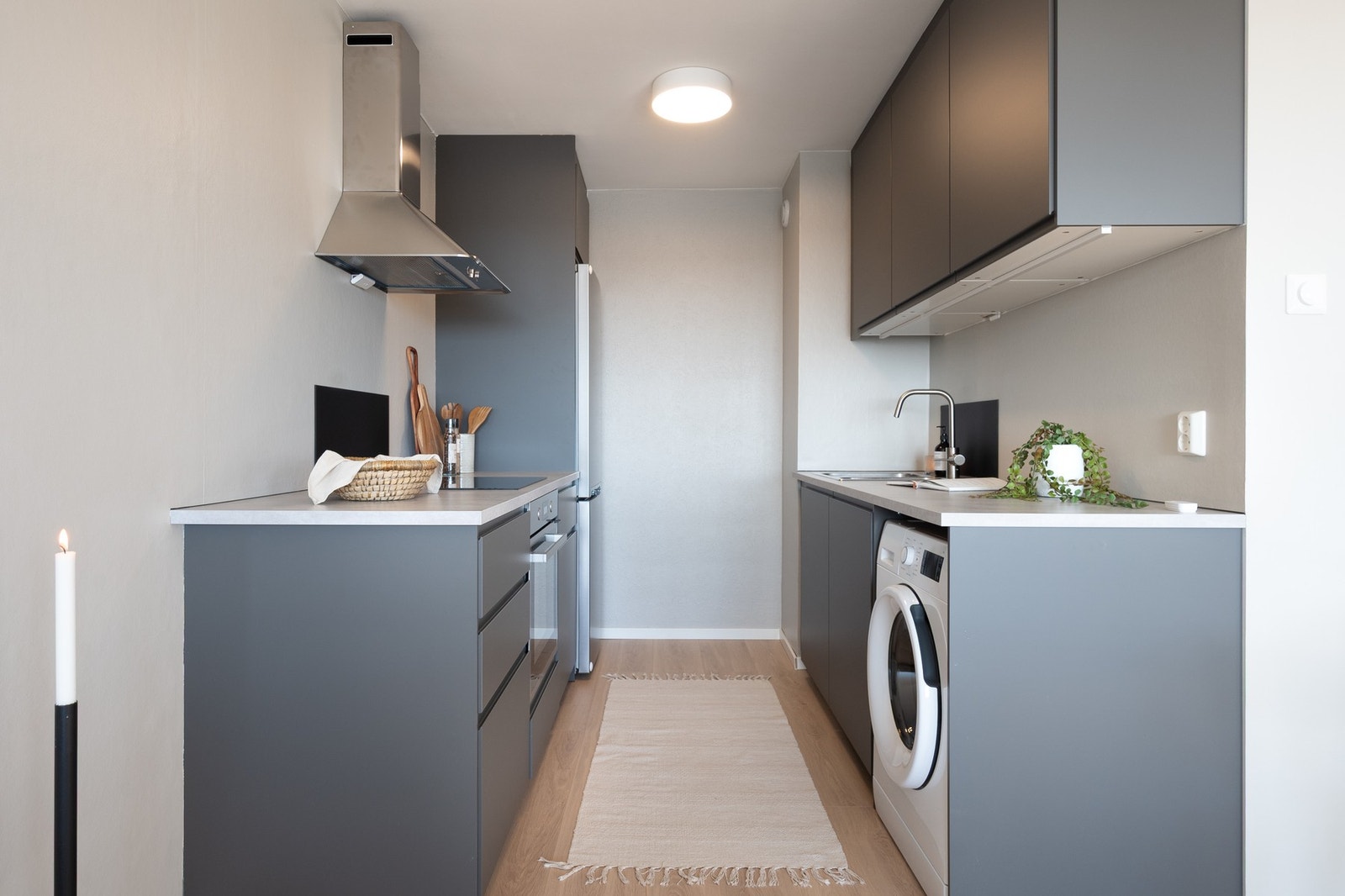 Kjøkken og hvitevarer er nytt fra IKEA. Galleribilde