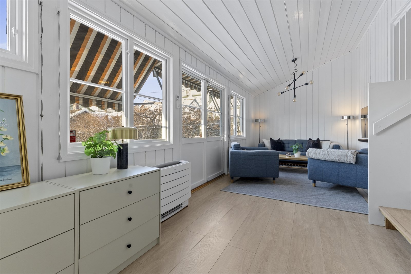 Denne stua ble påbygget i 1978. Galleribilde