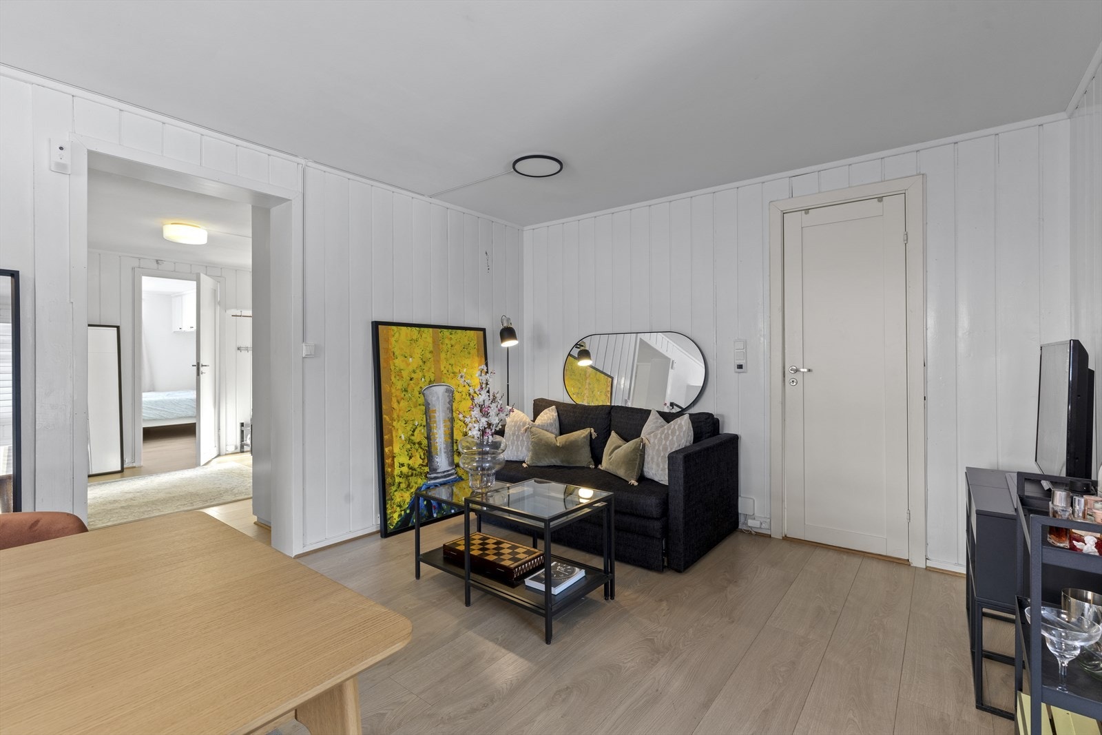 Koselig krok med plass til møblement. Galleribilde