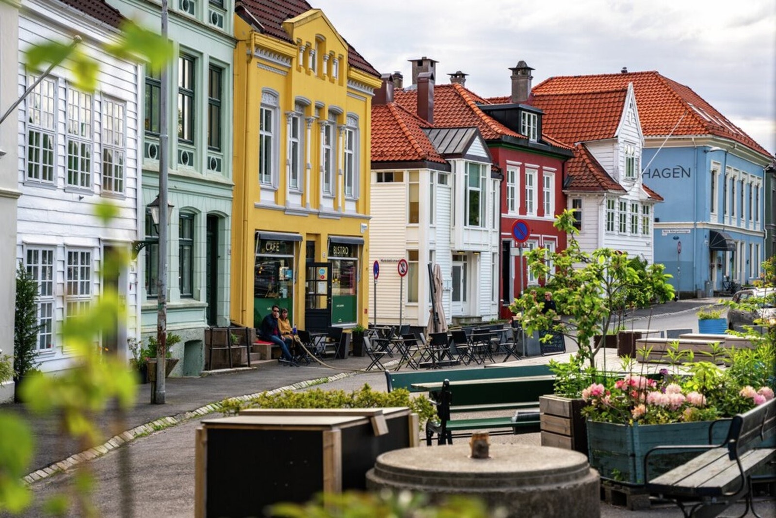 Et mangfold av kaféer og restauranter i nærområdet. Galleribilde