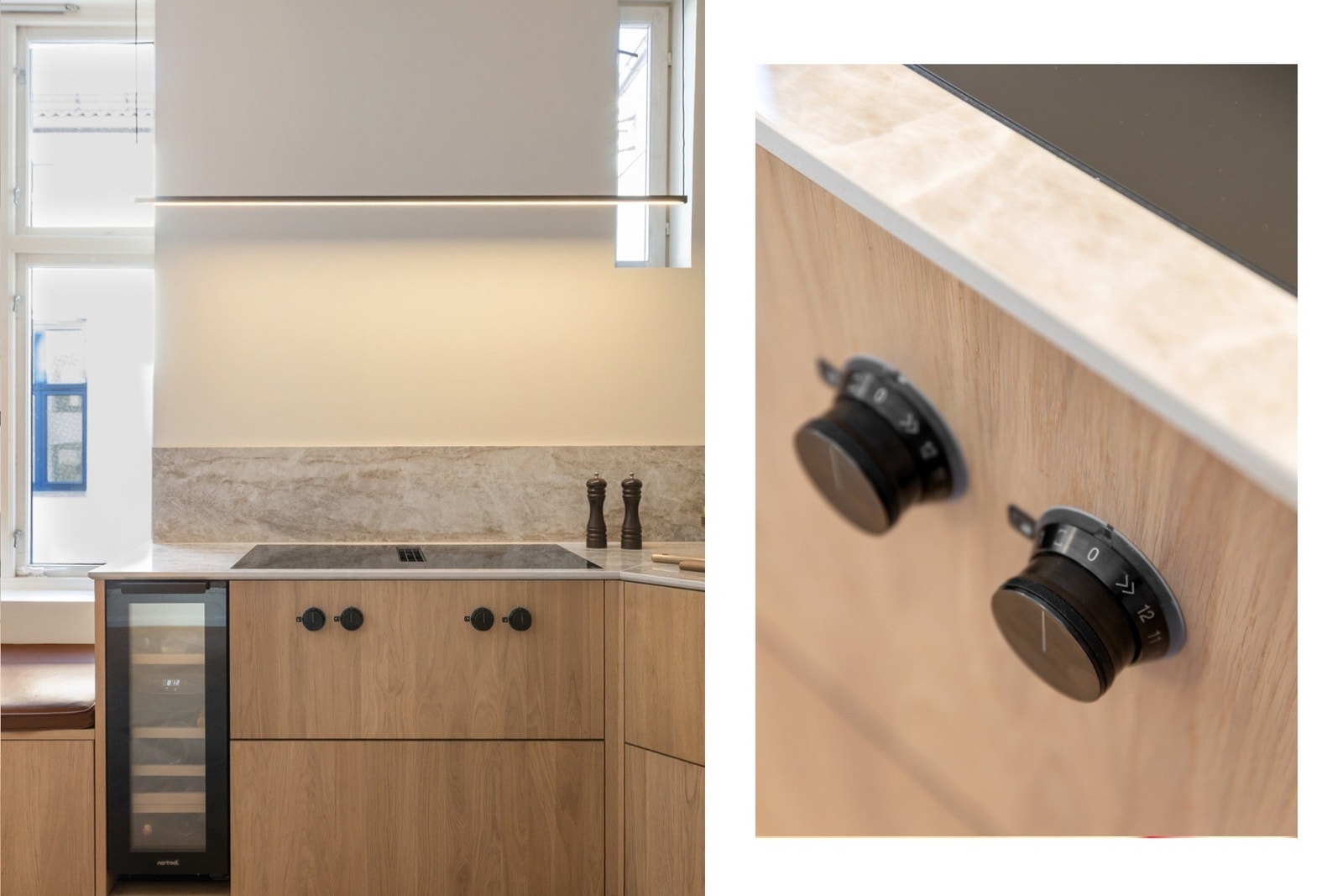 Nedfelt induksjonstopp fra Gaggenau med integrert ventilator Galleribilde