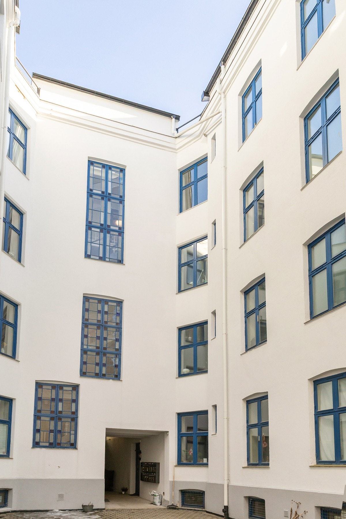 Byggets bakgård. Galleribilde