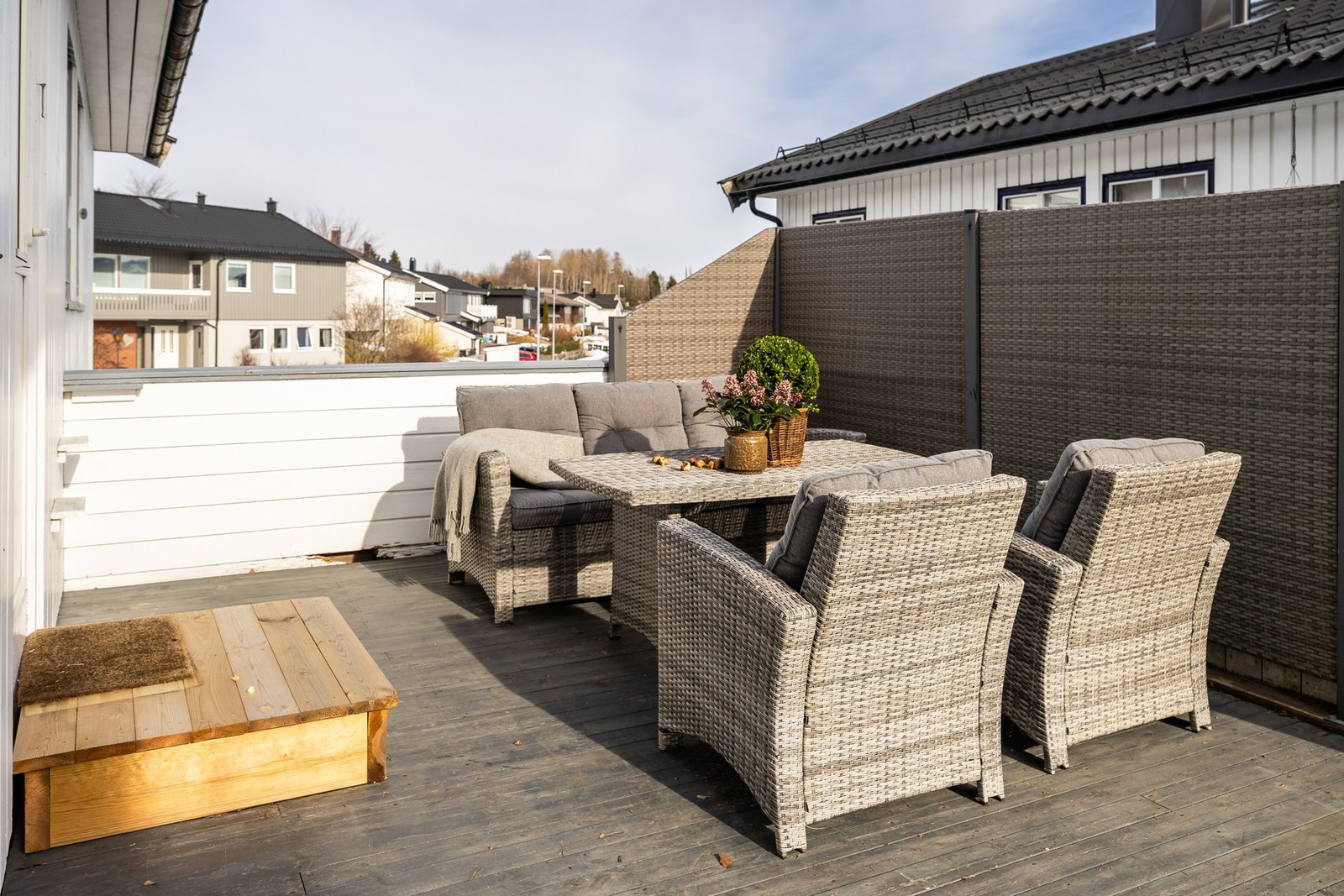 Her får man flotte solforhold på sommerstid. Galleribilde