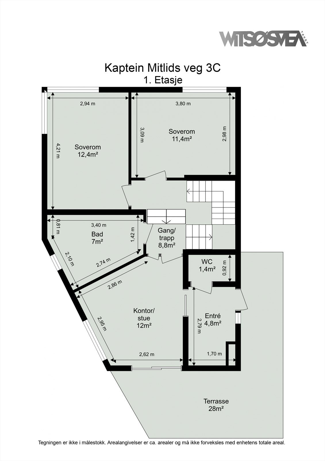 Plantegning første etasje Galleribilde