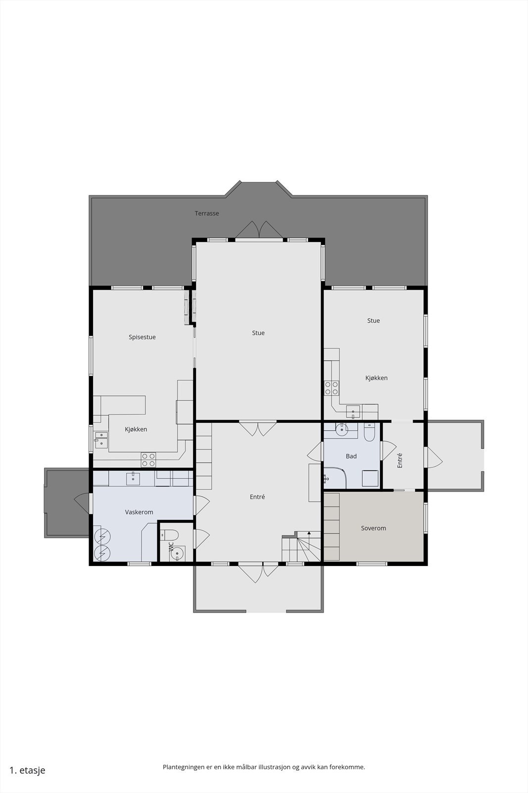 Plantegning Galleribilde