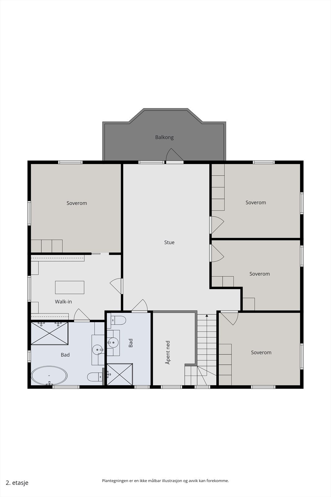 Plantegning Galleribilde