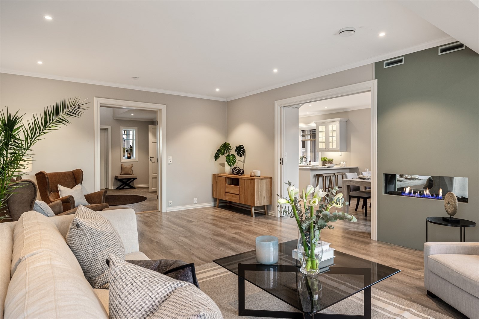 Den lekre gasspeisen tilfører både varme og et eksklusivt uttrykk. Galleribilde