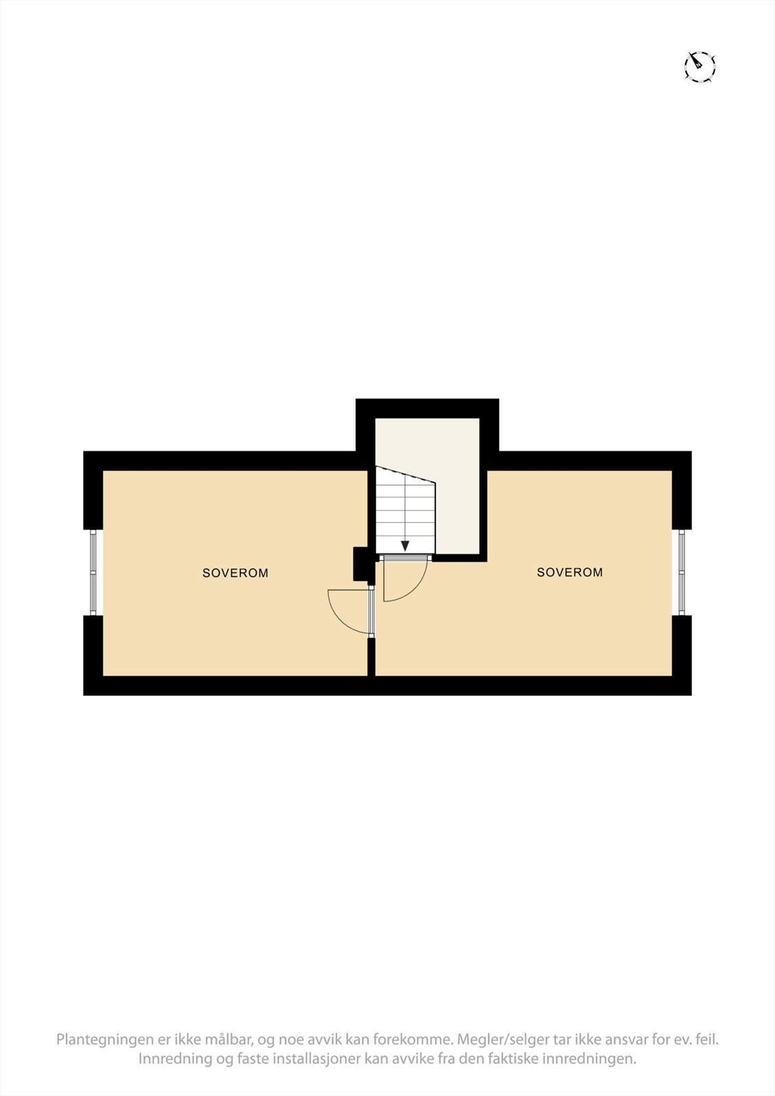 Plantegning loft. Galleribilde