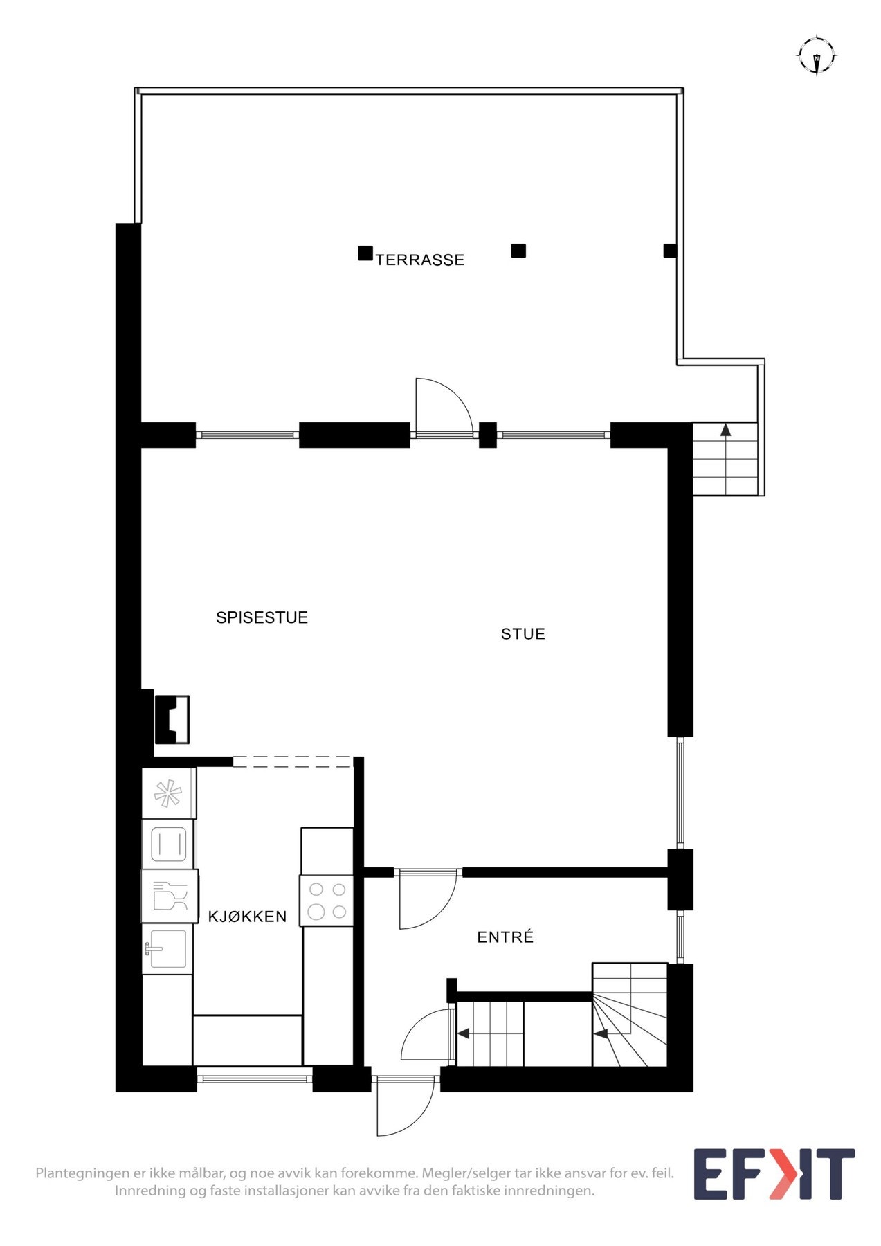 Plantegning hovedetasje Galleribilde