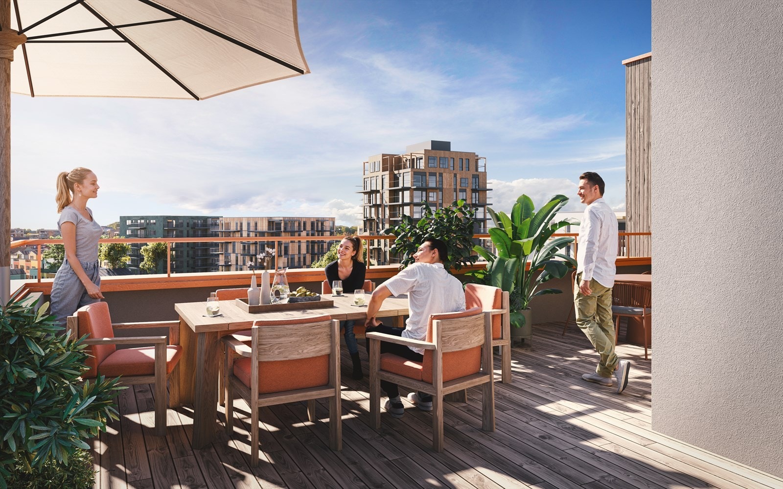 Takterrasse leilighet SV3-0705 Galleribilde