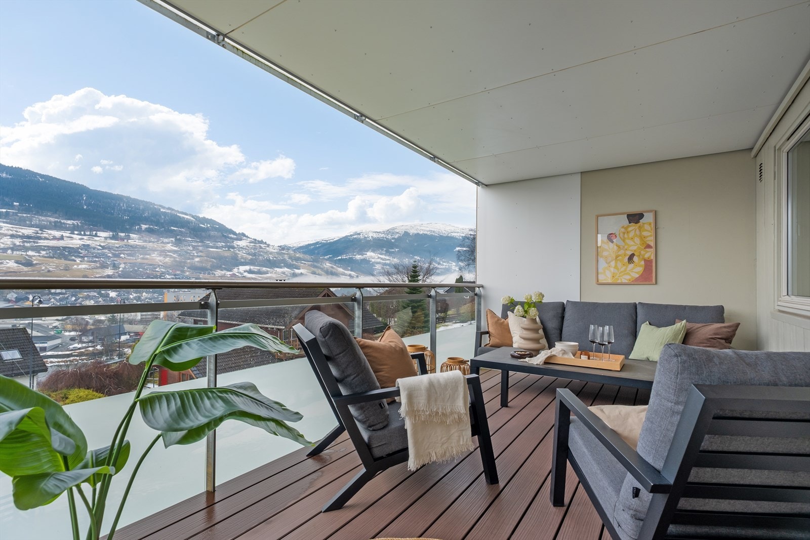 Balkongene ble utvidet og oppgradert i 2020. Galleribilde