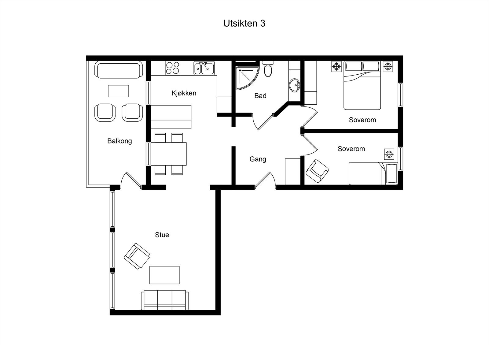 Planskisse. Galleribilde