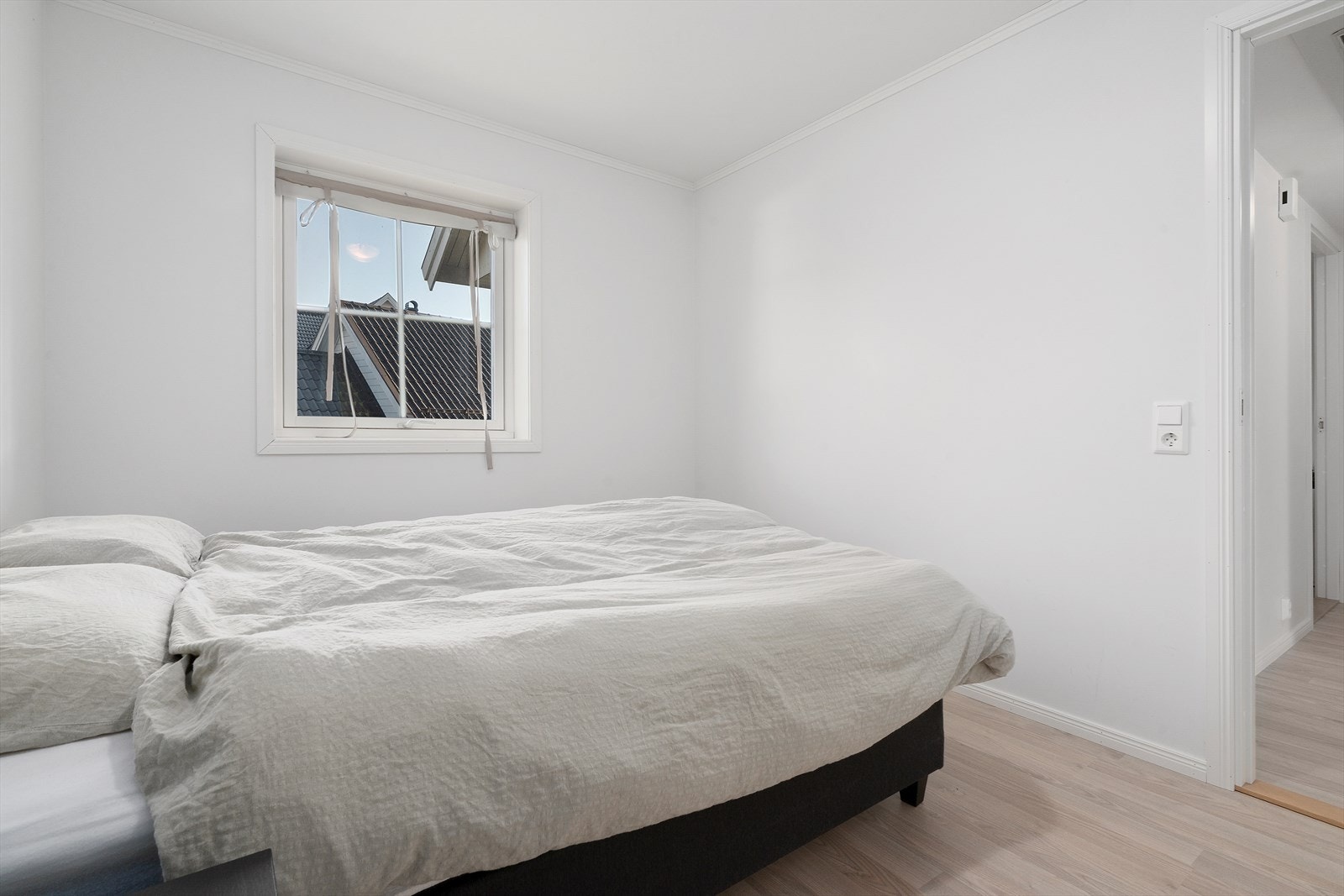 Soverommet har mye potensial, her kan du enkelt skape ditt perfekte soverom. Galleribilde