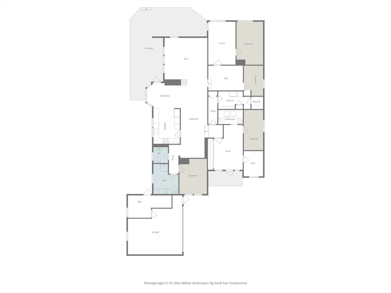 Plantegning Galleribilde