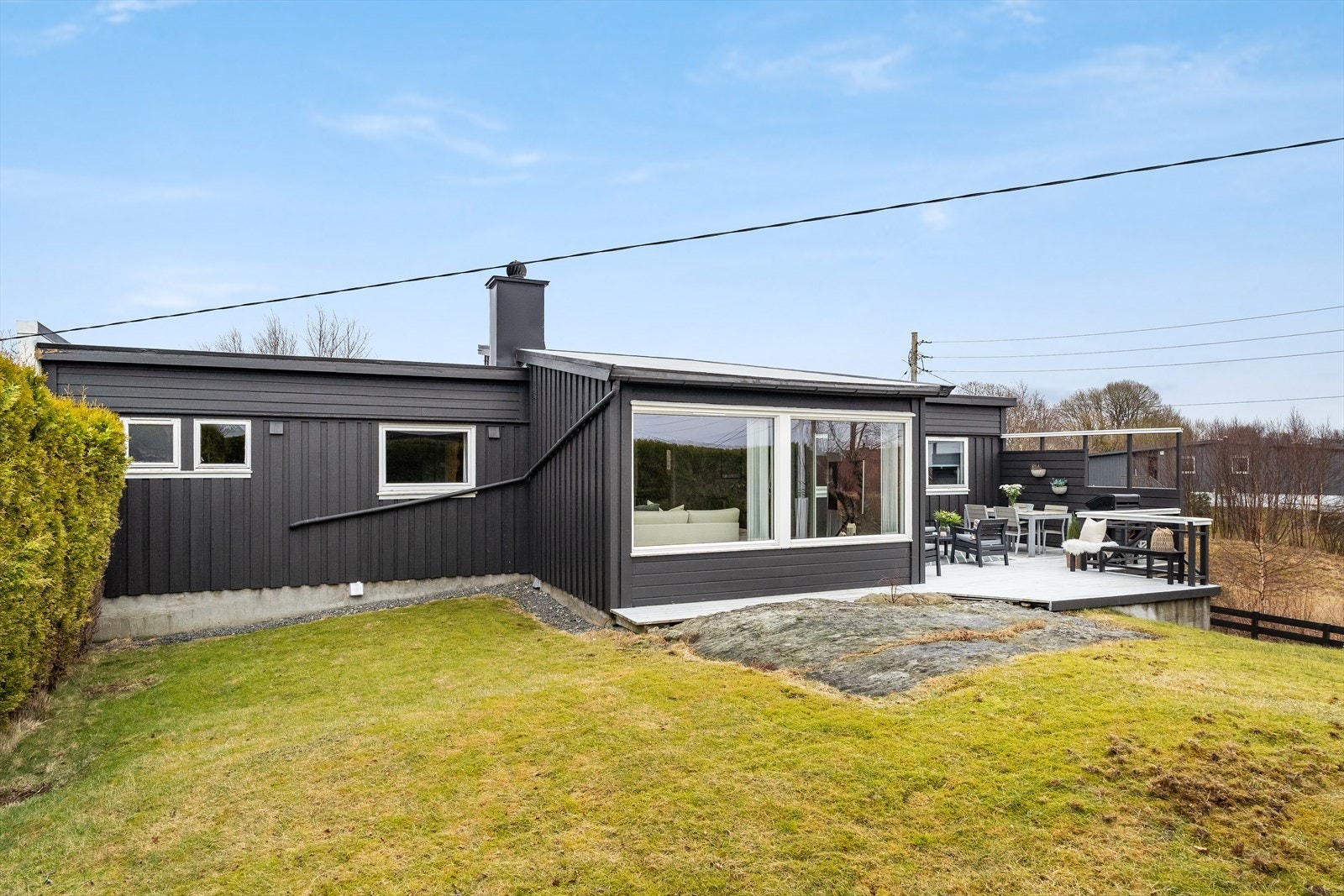 Attraktiv enebolig på ett plan Galleribilde