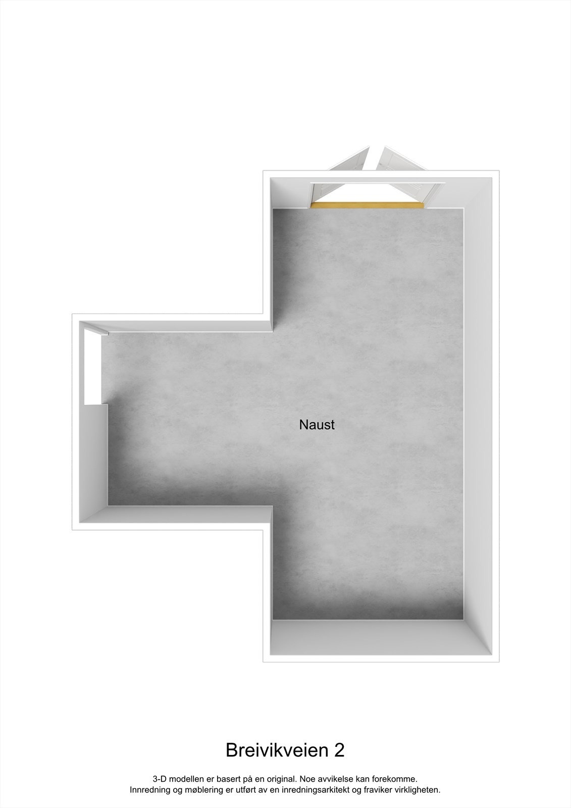 Planskisse naust Galleribilde