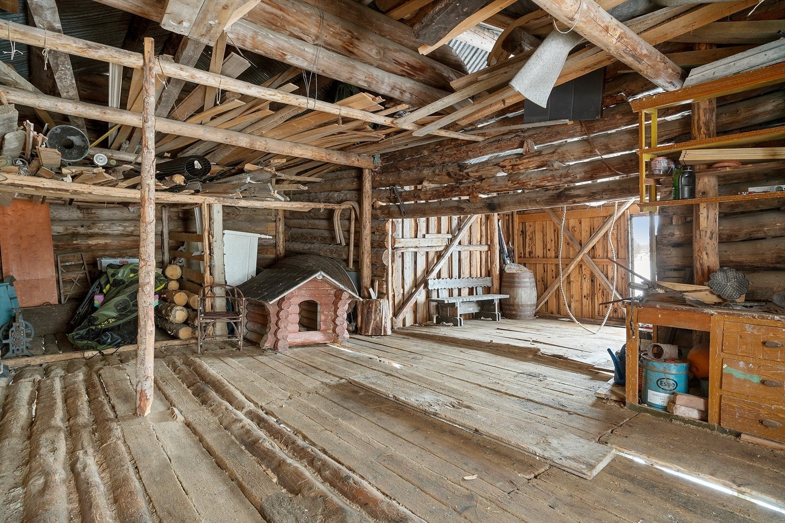 Bygget har et areal på 64 kvm Galleribilde