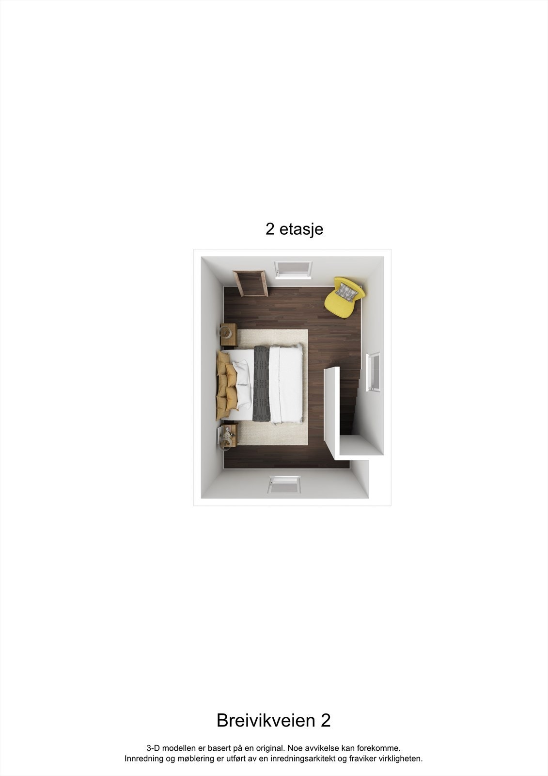 Planskisse loft Galleribilde