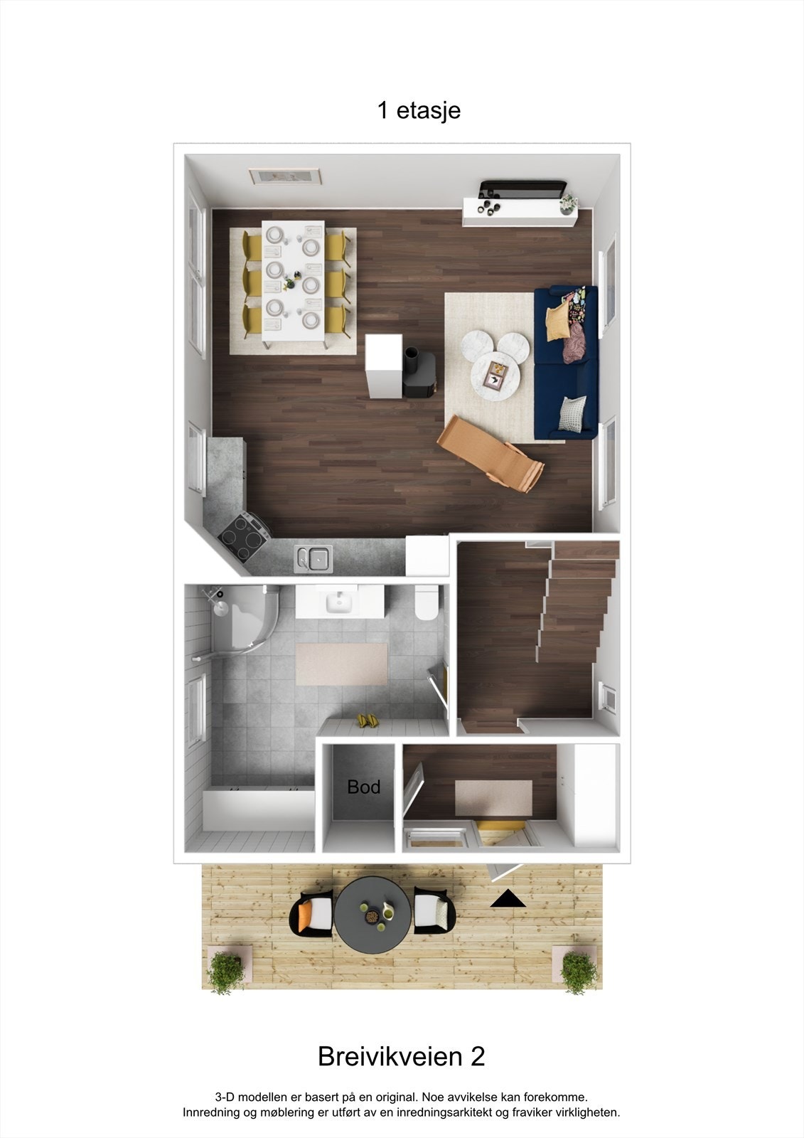 Planskisse 1. etasje Galleribilde